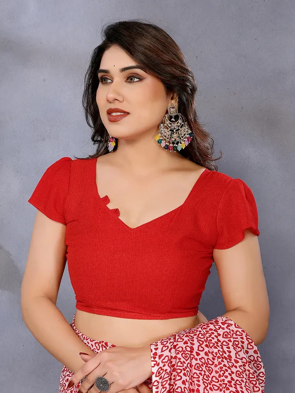 Floral_Print_Georgette_saree_with_Unstitched_Blouse_Piece