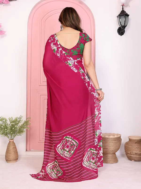 Floral_Print_Georgette_saree_with_Unstitched_Blouse_Piece