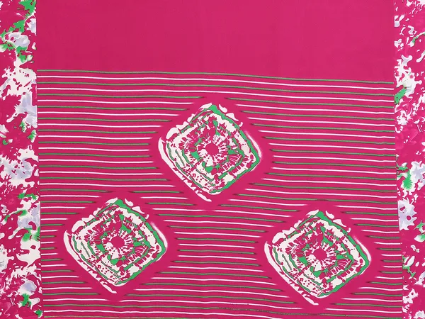 Floral_Print_Georgette_saree_with_Unstitched_Blouse_Piece