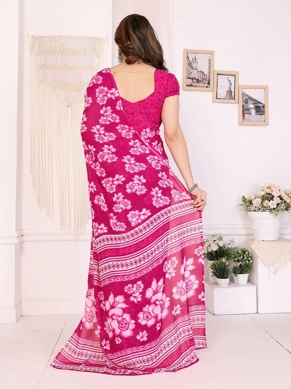 Floral_Print_Georgette_saree_with_Unstitched_Blouse_Piece
