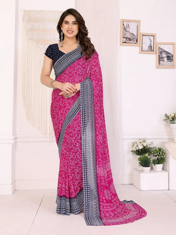 Floral_Print_Georgette_saree_with_Unstitched_Blouse_Piece