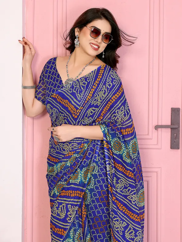 Floral_Print_Georgette_saree_with_Unstitched_Blouse_Piece