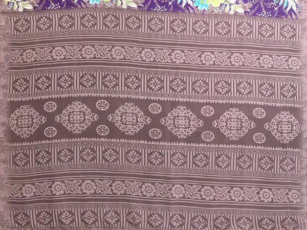 Floral_Print_Daily_Wear_Georgette_Saree_(Purple)