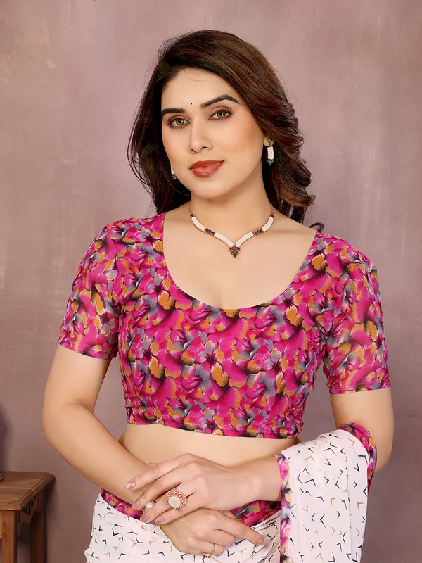 Floral_Print_Daily_Wear_Georgette_Saree��(White,_Pink)