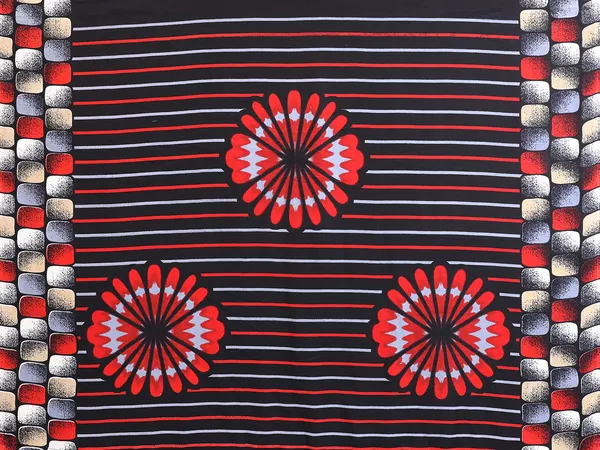 Geomentric_Print_Georgette_Saree_(Black)