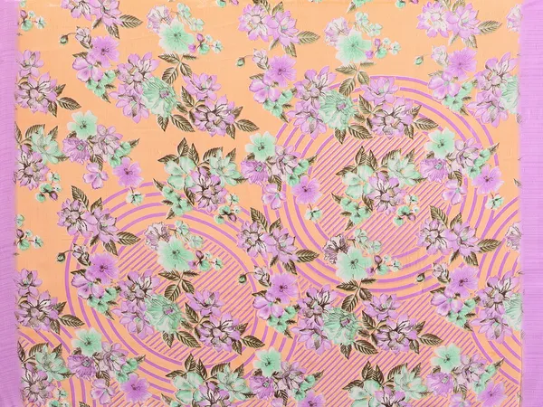 Floral_Print_Daily_Wear_Georgette_Saree��(Orange,_Purple)
