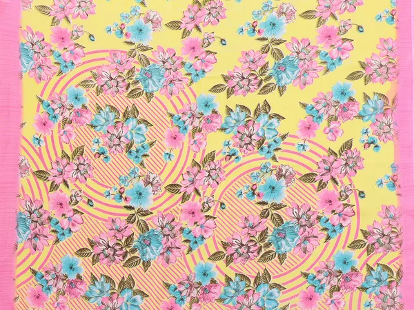 Floral_Print_Daily_Wear_Georgette_Saree��(Yellow,_Pink)