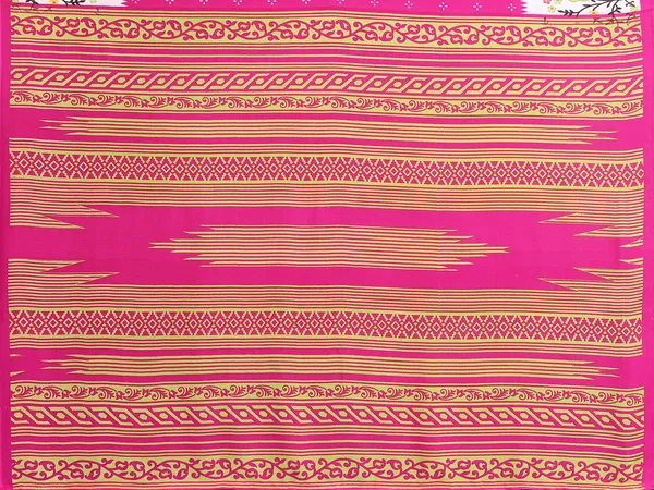 Animal_Print_Georgette_Saree_(Pink)