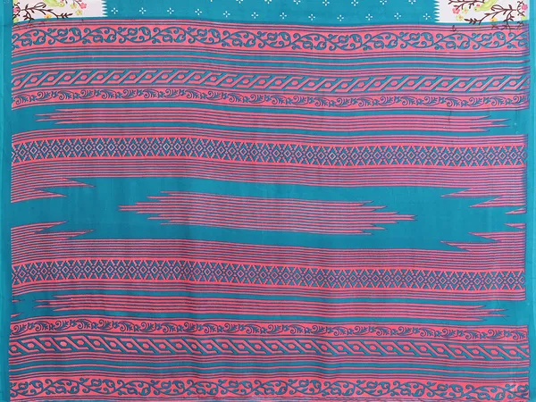 Animal_Print_Georgette_Saree_(Rama)