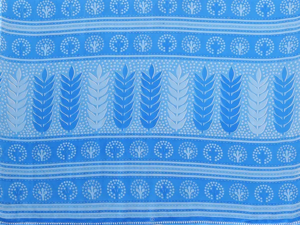 Laheria_Print_Georgette_Saree_(Blue)