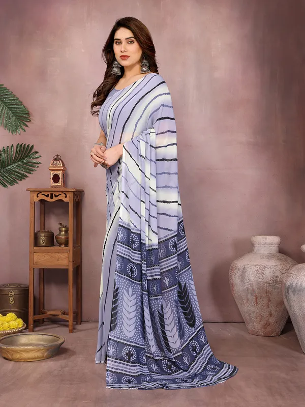 Laheria_Print_Georgette_Saree_(Grey)