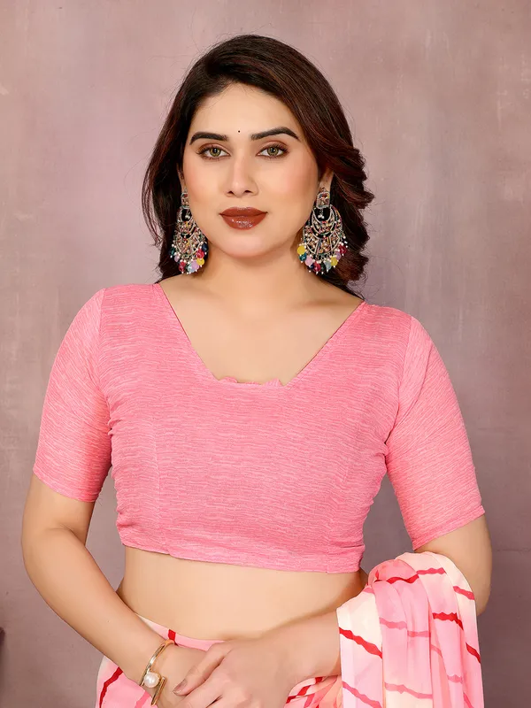 Laheria_Print_Georgette_Saree_(Tometo)