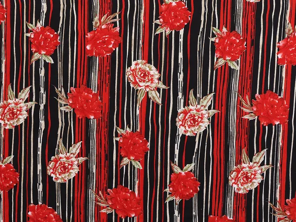Floral_Print_Daily_Wear_Georgette_Saree��(Black)