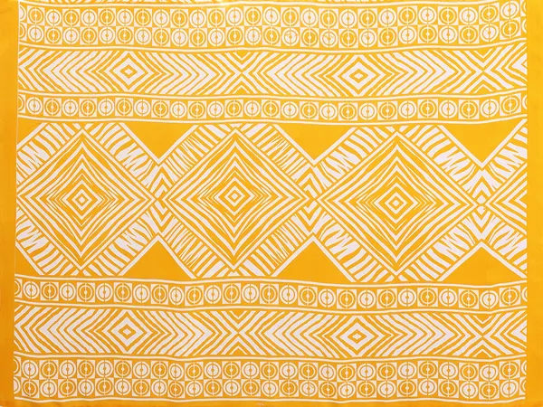 Geometric_Print_Daily_Wear_Georgette_Saree_(Yellow)