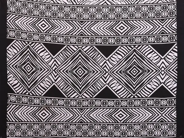 Geometric_Print_Daily_Wear_Georgette_Saree_(Black)