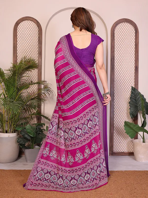 Printed_Georgette_Saree_With_UnStitched_Blouse_Piece_(PINK)