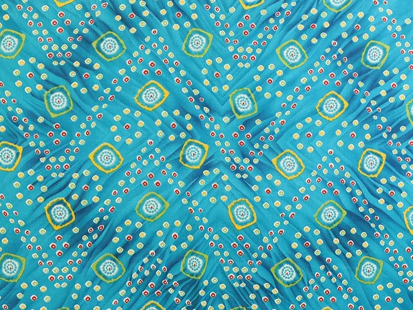 Printed_Georgette_Saree_With_UnStitched_Blouse_Piece_(BLUE)