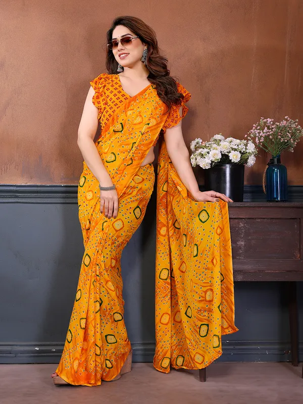 Printed_Georgette_Saree_With_UnStitched_Blouse_Piece_(YELLOW)