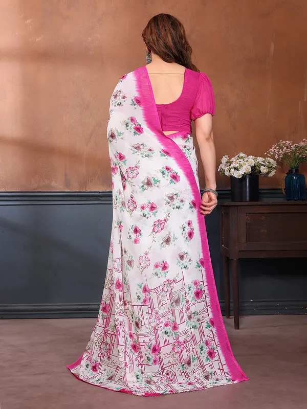 Printed_Georgette_Saree_With_UnStitched_Blouse_Piece_(PINK)