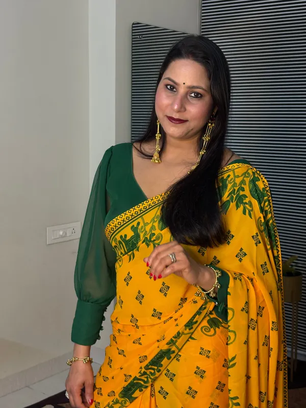 Printed_Daily_Wear_Georgette_Saree_With_Unstitched_Blouse_Piece