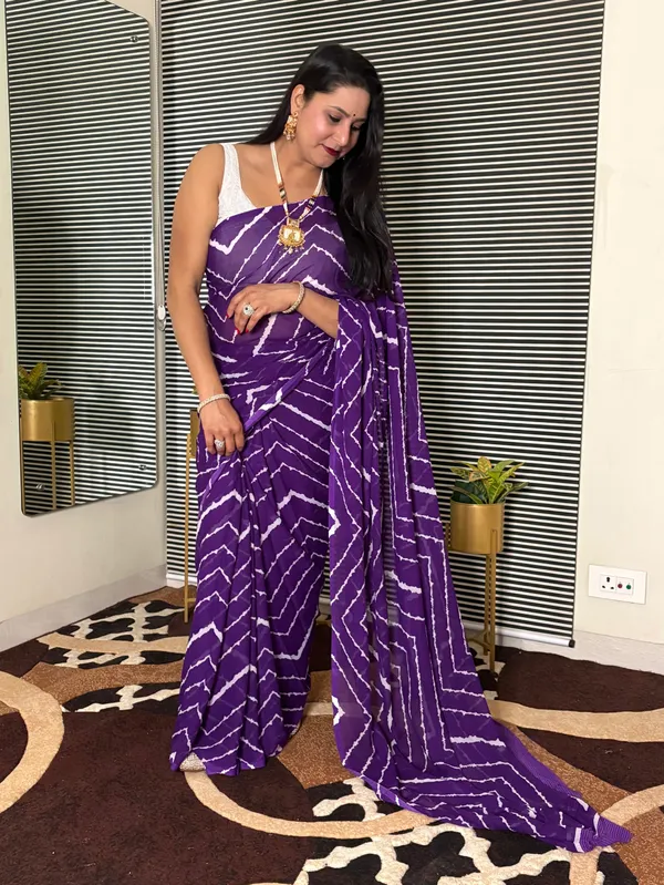 Printed_Daily_Wear_Georgette_Saree_With_Unstitched_Blouse_Piece