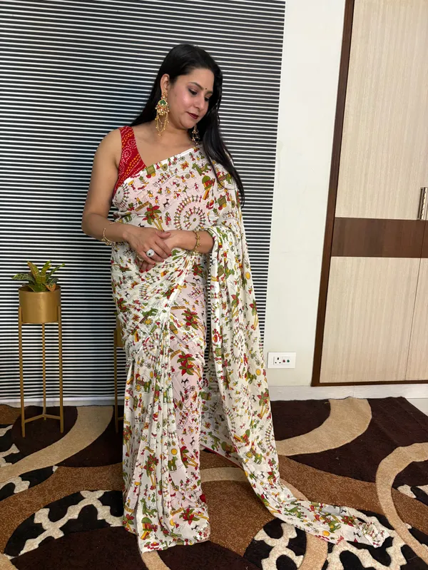 Printed_Daily_Wear_Georgette_Saree_With_Unstitched_Blouse_Piece