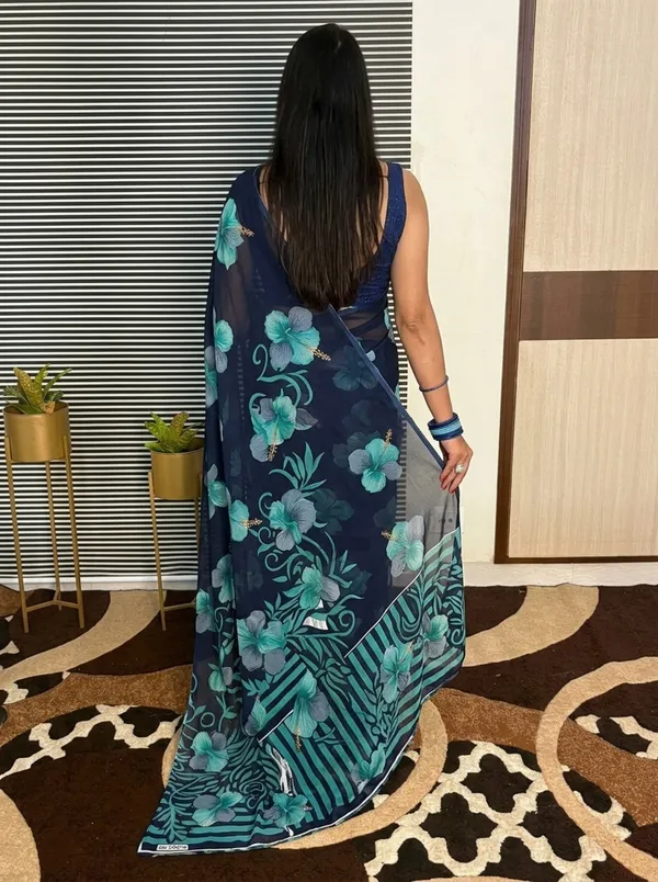 Printed_Daily_Wear_Georgette_Saree_With_Unstitched_Blouse_Piece