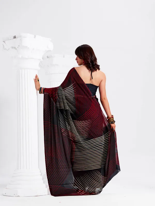 Women's_Stylish_Printed_Georgette_Saree_with_Matching_Unstitched_Blouse_Piece