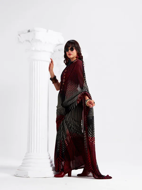 Women's_Stylish_Printed_Georgette_Saree_with_Matching_Unstitched_Blouse_Piece