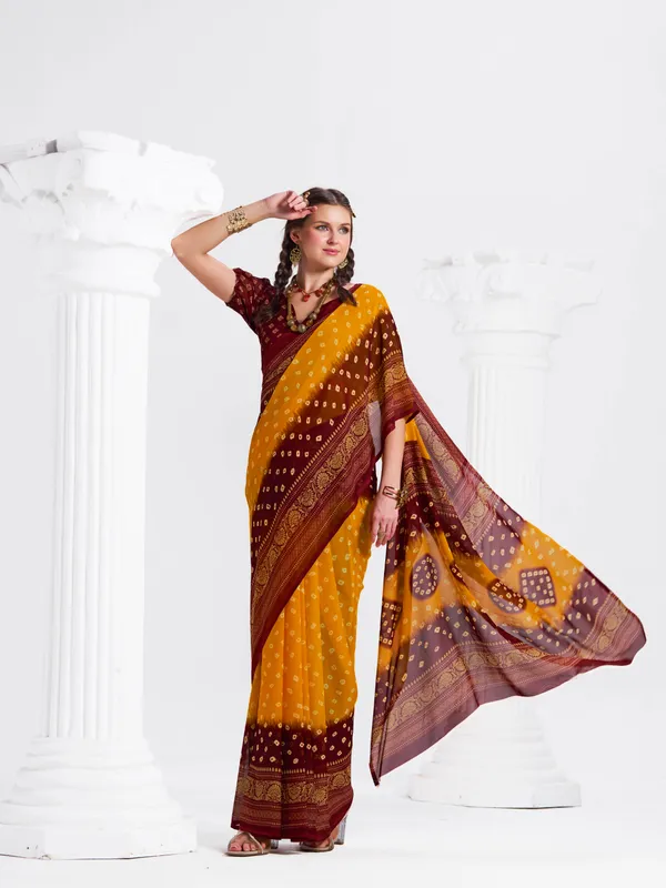Women's_Stylish_Printed_Georgette_Saree_with_Matching_Unstitched_Blouse_Piece