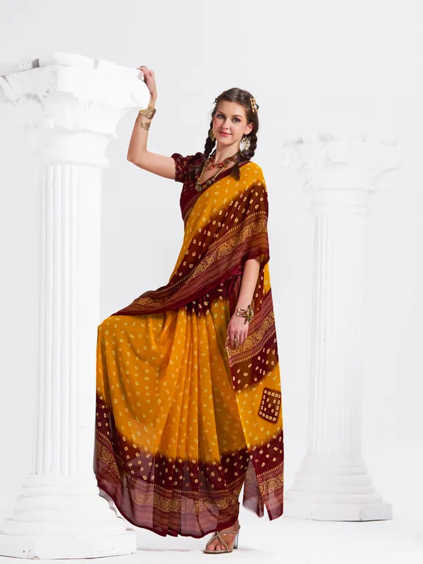 Women's_Stylish_Printed_Georgette_Saree_with_Matching_Unstitched_Blouse_Piece