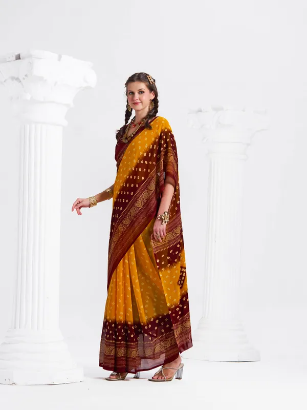 Women's_Stylish_Printed_Georgette_Saree_with_Matching_Unstitched_Blouse_Piece
