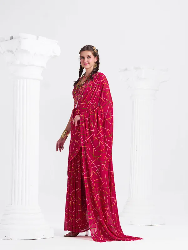 Women's_Stylish_Printed_Georgette_Saree_with_Matching_Unstitched_Blouse_Piece