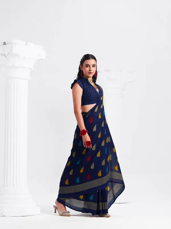 Women's_Stylish_Printed_Georgette_Saree_with_Matching_Unstitched_Blouse_Piece