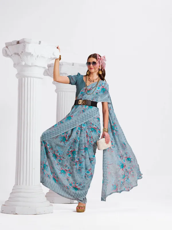 Women's_Stylish_Printed_Georgette_Saree_with_Matching_Unstitched_Blouse_Piece