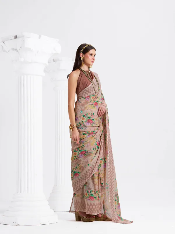 Women's_Stylish_Printed_Georgette_Saree_with_Matching_Unstitched_Blouse_Piece