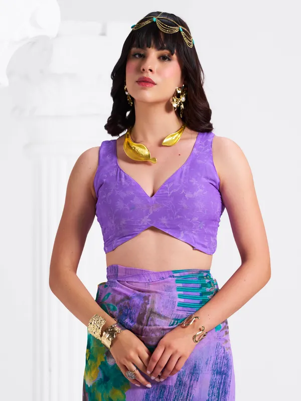Women's_Stylish_Printed_Georgette_Saree_with_Matching_Unstitched_Blouse_Piece