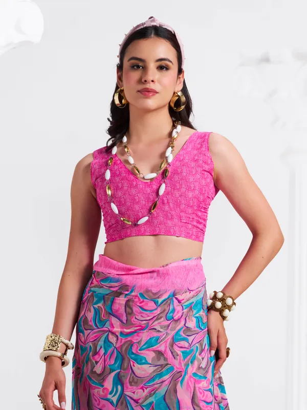 Women's_Stylish_Printed_Georgette_Saree_with_Matching_Unstitched_Blouse_Piece
