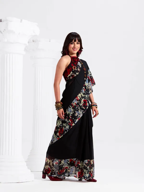 Women's_Stylish_Printed_Georgette_Saree_with_Matching_Unstitched_Blouse_Piece