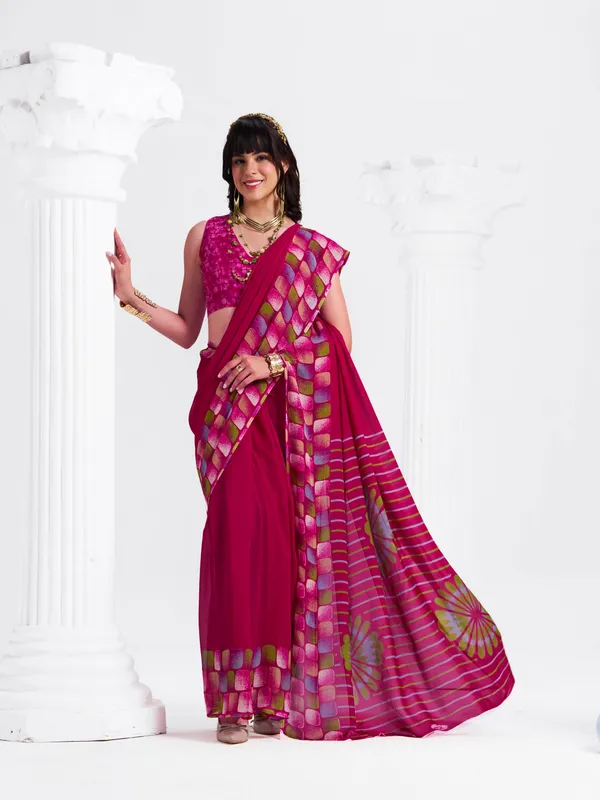 Women's_Stylish_Printed_Georgette_Saree_with_Matching_Unstitched_Blouse_Piece