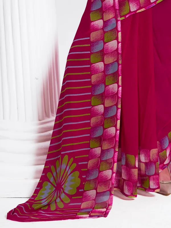 Women's_Stylish_Printed_Georgette_Saree_with_Matching_Unstitched_Blouse_Piece