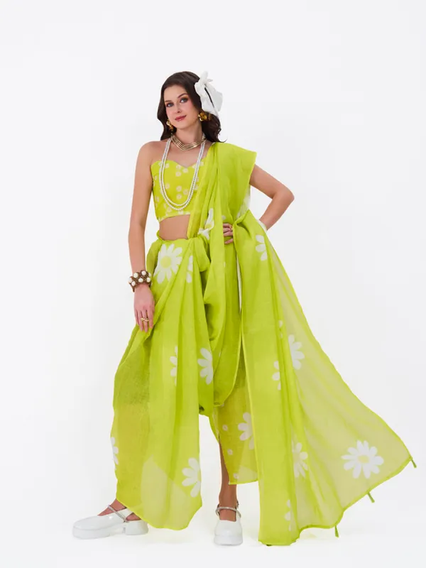 Digital_Print_Cotton_Linen_Saree_With_Unstitched_Blouse_Piece