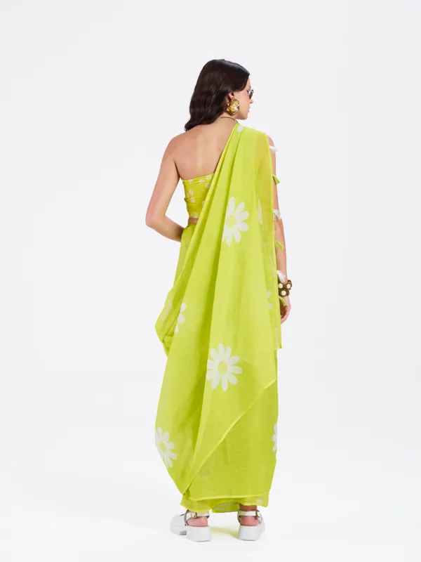 Digital_Print_Cotton_Linen_Saree_With_Unstitched_Blouse_Piece