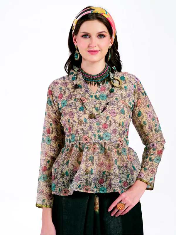 Digital_Print_Cotton_Linen_Saree_With_Unstitched_Blouse_Piece