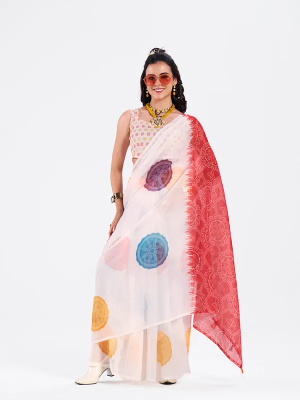 Digital_Print_Cotton_Linen_Saree_With_Unstitched_Blouse_Piece