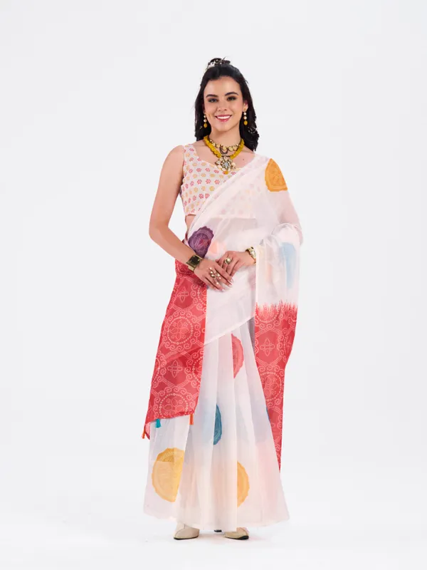 Digital_Print_Cotton_Linen_Saree_With_Unstitched_Blouse_Piece