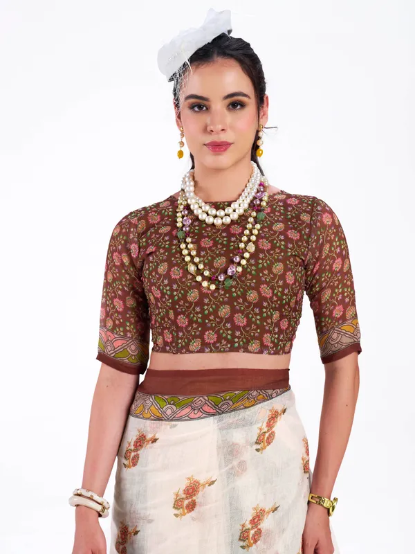 Digital_Print_Cotton_Linen_Saree_With_Unstitched_Blouse_Piece