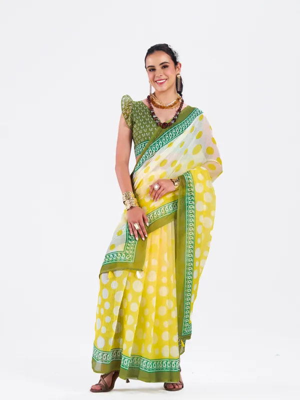 Digital_Print_Cotton_Linen_Saree_With_Unstitched_Blouse_Piece