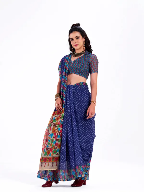 Digital_Print_Cotton_Linen_Saree_With_Unstitched_Blouse_Piece