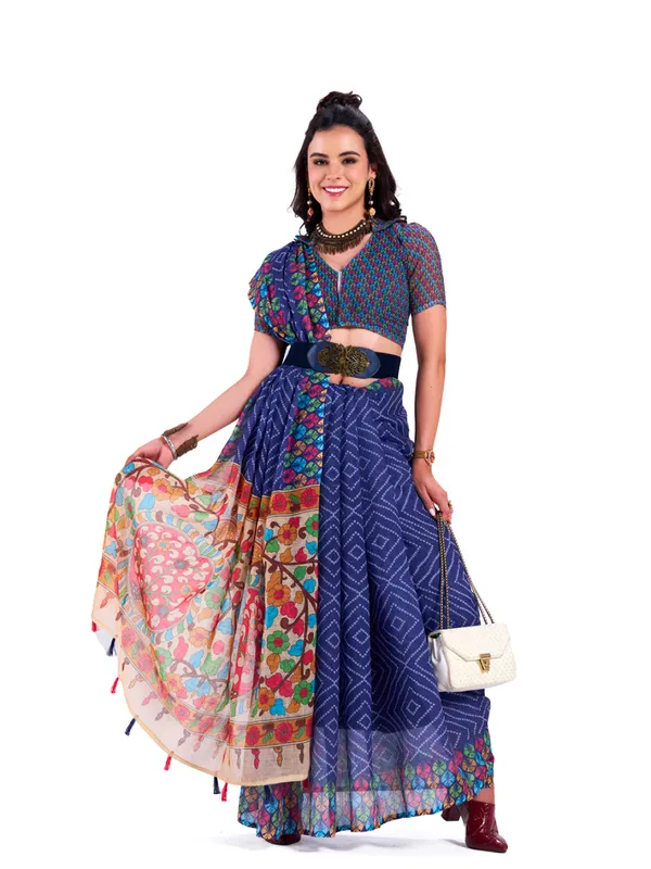 Digital_Print_Cotton_Linen_Saree_With_Unstitched_Blouse_Piece